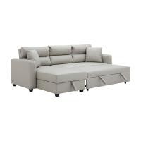 ราคา โซฟาเบด PU L-shape รุ่นโดมิทัส - สีเทาอ่อน WINNER FURNITURE