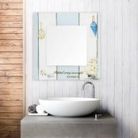 ราคา U-RO DECOR กะจกติดผนัง รุ่น SAILBOAT ขนาด 50X50 ซม. กระจกแต่งหน้า กระจกแต่งตัว กระจกเงา กระจกแขวนผนัง กระจกโมเดิร์นเฟรม สามารถติดผนัง แขวนผนังได้ (104261838)