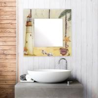 ราคา U-RO DECOR กะจกติดผนัง รุ่น LIGHTHOUSE SHELL ขนาด 50 x 50 ซม. กระจกแต่งหน้า กระจกแต่งตัว กระจกเงา กระจกแขวนผนัง กระจกโมเดิร์นเฟรม สามารถติดผนัง แขวนผนังได้ (104261819)