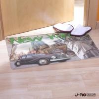 ราคา U-RO DECOR พรมอเนกประสงค์ รุ่น NEW YORK CAR (นิวยอร์ค คาร์) ขนาด 43x73.5 cm. พรม ผิวสัมผัสทำด้วยโพลีเอสเตอร์ 100% พรมปูพื้นรถยนต์ พรมดักฝุ่น พรมเช็ดเท้า พรมปูพื้น (104295096)