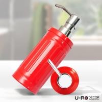 ราคา U-RO DECOR ที่ใส่สบู่เหลว รุ่น CARNATION RED (คาร์เนชั่น) สีแดง อุปกรณ์ใส่สบู่ สบู่เหลว ที่ใส่แชมพู ที่ใส่สบู่ อุปกรณ์ในห้องน้ำ ที่อาบน้ำ (209563504)