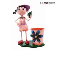 ราคา U-RO DECOR กระถางดอกไม้ ตุ๊กตาเด็กผู้หญิง รุ่น SUSIE-D (ซูซี่-ดี) - สีส้ม (104262856)