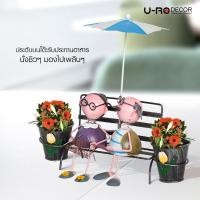 ราคา U-RO DECOR รุ่น GRANDPA-GRANDMA FLOWER POT กระถางดอกไม้ กระถางดอกไม้อเนกประสงค์ GARDEN GARDEN DECORATION (3817038049)