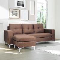 ราคา U-RO DECOR รุ่น COSTA PLUS (คอสต้า พลัส) โซฟาเข้ามุม 3 ที่นั่ง พร้อมสตูล หุ้มด้วยผ้าลินินเกรดเอ โซฟา รับน้ำหนักแบบกระจายได้ถึง 200 กก. โซฟาผ้า โซฟาเบด โซฟาพักผ่อน โซฟาปรับนอน CORNER SOFA 3 SEATS (5878