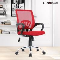 ราคา U-RO DECOR รุ่น MOON สีแดง เก้าอี้สำนักงาน (188433359)