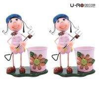 ราคา U-RO DECOR กระถางดอกไม้ผู้หญิง รุ่น SUSIE-B - สีชมพูอ่อน 2 ชิ้น/ชุด กระถางตกแต่งบ้านผู้หญิง กระถางมินิมอลผู้หญิง กระถางต้นไม้กระถางแต่งบ้านผู้หญิง กระถางผู้หญิงราคาถูก (508696376)