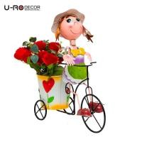 ราคา U-RO DECOR กระถางดอกไม้ รุ่น BIKE-GIRL กระถาง ตกแต่งบ้าน กระถางมินิมอล กระถางต้นไม้ กระถางแต่งบ้าน กระถางราคาถูก (104258811)