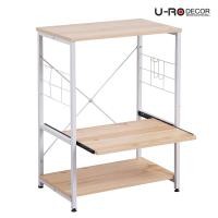 ราคา U-RO DECOR รุ่น SMART(สมาร์ท) ชั้นวางของเอนกประสงค์ (สีไลท์โอ๊ค/เฟรมสีขาว) ชั้นวางไมโครเวฟ มีความหนา 16 มม. (4371548352)