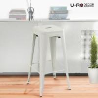 ราคา U-RO DECOR รุ่น ZANIA-L สีขาว เก้าอี้เหล็กทรงสูง เก้าอี้บาร์สูง 76 CM. (1890371526)
