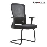 ราคา U-RO DECOR [แพ็คคู่] เก้าอี้สำนักงานรับแขก รุ่น SAMMY-G (แซมมี่-จี) สีดำ OFFICE GUEST CHAIR, BLACK (29968004427)