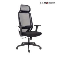 ราคา U-RO DECOR เก้าอี้สํานักงานพนักพิงสูง รุ่น JAYLEN (เจเลน) สีดำ HIGH BACK OFFICE CHAIR BLACK (26069200496)