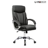 ราคา U-RO DECOR เก้าอี้สำนักงานสำหรับผู้บริหาร รุ่น PORTER (พอร์เทอร์) สีดำ เบาะนั่ง Pocket spring เก้าอี้หุ้มหนัง PVC (12107767370)