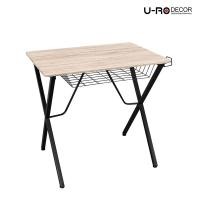 ราคา U-RO DECOR โต๊ะทำงานอเนกประสงค์ รุ่น LEXUS (เล็กซัส) รับประกัน 1 ปี วัสดุเคลือบ PVC ปิดผิวลายไม้โอ๊ค ขาโต๊ะทำจากเหล็ก (603562045)