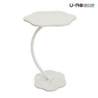 ราคา U-RO DECOR โต๊ะข้างอเนกประสงค์ รุ่น DAISY (เดซี่) สีขาว โต๊ะข้างโซฟา (44072999828)