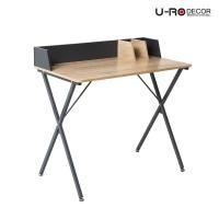 ราคา U-RO DECOR โต๊ะทำงานอเนกประสงค์ รุ่น EXTREME (เอ็กซทรีม) สีโอ๊ค/ขาสีเทา ขาโต๊ะปรับระดับได้ เคลือบผิวด้วยเมลามีน (1754820345)