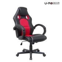 ราคา U-RO DECOR รุ่น SPEED (สปีด) สีดำ/แดง เก้าอี้เล่นเกมส์ เก้าอี้สำนักงาน ปรับสูง-ต่ำได้ Office chair Gaming chair (23649359783)
