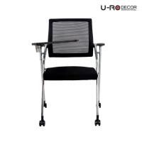 ราคา U-RO DECOR [แพ็คคู่] เก้าอี้เลคเชอร์พับได้ รุ่น JUDY (จูดี้) สีดำ (45962384525)
