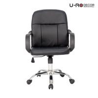 ราคา U-RO DECOR เก้าอี้สํานักงาน รุ่น MARTIN (มาร์ติน) สีดำ ปรับระดับความสูง-ต่ำด้วยโช๊คแก๊ส รองรับน้ำหนัก 100 กก. (56015933046)