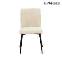 ราคา U-RO DECOR [ขายยกกล่องบรรจุ 2 ตัว/กล่อง] เก้าอี้รับแขก รุ่น SONIA (โซเนีย) สีขาว รองรับน้ำหนัก 100 กก. รับประกัน 1 ปี (55466142856)