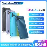 ราคา BLACKVIEW 2022 New Oscal C60 Smartphone 6.528 Inch 4GB+32GB 4780mAh 13MP + 5MP Camera Android 11 Mobile Phone With 3 Card Slots (1005003954652670)