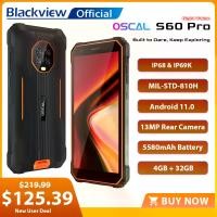 ราคา Blackview Oscal S60 Pro Smartphone Night Vision IP68 Waterproof Rugged 5.7" Moblie Phone 4GB+32GB 5580mAh Android 11 Cell Phone (1005004007687610)