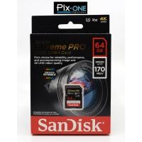 ราคา SANDISK EXTREME PRO SD 64 GB (170 Mb/s) (3404832213)