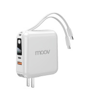 ราคา [Gift] Moov PB01 (W1501) แบตสำรอง 15000mAh ชาร์จเร็ว Powerbank พาวเวอร์แบงค์ white (สินค้าสมนาคุณงดจำหน่าย) (42564496121)