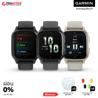 ราคา Garmin VENU SQ 2 / VENU SQ 2 Music สมาร์ทวอทช์ GPS ออกกำลังกาย หน้าจอ AMOLED ดีไซน์พรีเมี่ยม (3555)