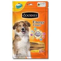 ราคา Goodies กู้ดดี้ เอ็นเนอร์จี้ทรี๊ต ขนมขัดฟันสุนัข เสริมสร้างความฉลาด แท่งเปีย กลิ่นตับ 500 กรัม (แพค 6 ชิ้น) (1380843757)