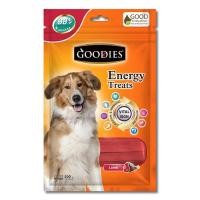 ราคา Goodies กู้ดดี้ เอ็นเนอร์จี้ทรี๊ต ขนมขัดฟันสุนัข เสริมสร้างความฉลาด แท่งเหลี่ยม กลิ่นแกะ 500 กรัม (แพค 6 ชิ้น) (1380843695)