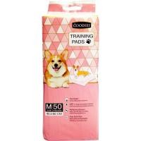 ราคา Goodies PetPad แผ่นรองฉี่สุนัข ดูดซับน้ำได้เยอะ มีแผ่นกาวกันเคลื่อนที่ ไซต์ M : 45 x 60 cm. 50 ชิ้น/ถุง (1 แพ็ค) (5803147474)