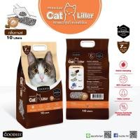 ราคา Goodies ทรายแมวชาร์โคลพรีเมี่ยม ฝุ่นน้อย จับตัวเป็นก้อนภายใน 4 วินาที ดับกลิ่นได้ดี ไม่ติดกะบะ 10 ลิตร (15287213563)