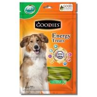 ราคา Goodies กู้ดดี้ เอ็นเนอร์จี้ทรี๊ต ขนมขัดฟันสุนัข เสริมสร้างความฉลาด แท่งเปีย รสคลอโรฟิลล์ 500 กรัม (แพค 1 ถุง) (1380843777)
