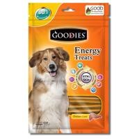 ราคา Goodies กู้ดดี้ เอ็นเนอร์จี้ทรี๊ต ขนมขัดฟันสุนัข เสริมสร้างความฉลาด แท่งเหลี่ยม กลิ่นตับ 500 กรัม ( แพค 1 ถุง) (1380843717)
