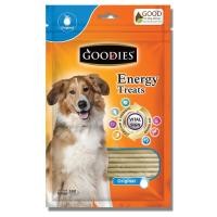 ราคา Goodies กู้ดดี้ เอ็นเนอร์จี้ทรี๊ต ขนมขัดฟันสุนัข เสริมสร้างความฉลาด แท่งป๊อกกี้ กลิ่นนม 500 กรัม ( แพค 1 ถุง) (1380843729)