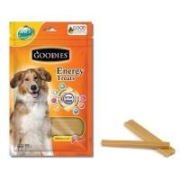 ราคา Goodies กู้ดดี้ เอ็นเนอร์จี้ทรี๊ต ขนมขัดฟันสุนัข เสริมสร้างความฉลาด แท่งเหลี่ยม รสตับ 500 กรัม ( แพ็ค1 ซอง ) (9409144210)