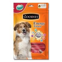 ราคา Goodies กู้ดดี้ เอ็นเนอร์จี้ทรี๊ต ขนมขัดฟันสุนัข เสริมสร้างความฉลาด แท่งเปีย กลิ่นแกะ 500 กรัม (แพค 1 ชิ้น) (1380843778)