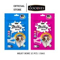 ราคา Goodies Milky bone มิลค์กี้โบน แคลเซียมสูง บำรุงกระดูกและฟัน Size L 12 ชิ้น (แพค 1 ถุง) (1483549796)