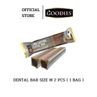 ราคา Goodies กู้ดดี้ เดนทอลบาร์ ขนมขัดฟัน ลดกลิ่นปาก ขจัดหินปูน ฟันขาว รสตับ size m มี 2 ชิ้น/ซอง ( แพ็ค 1 ซอง) (2221550694)