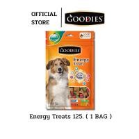 ราคา Goodies กู้ดดี้ เอ็นเนอร์จี้ทรี๊ต ขนมขัดฟันสุนัข เสริมสร้างความฉลาด กระดูกตัดจิ๋ว คละรส 125 กรัม (แพค 1 ถุง) (2075045485)