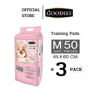 ราคา กู้ดดี้ PetPad แผ่นรองฉี่สุนัข ดูดซับน้ำได้เยอะ มีแผ่นกาวกันเคลื่อนที่ ไซต์ M (3 แพ็ค) (24363477547)