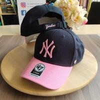 ราคา หมวก 47 รุ่น MVP adjustable ทีม NY สีกรม ปีกชมพู (6926051308)