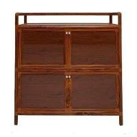 ราคา ตู้กับข้าว 4 บานเปิด ZAGIO รุ่น 4Y30AT-RD ขนาด 77 x 38 x 80 ซม. สีไม้แดง (60370574)