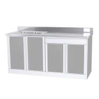 ราคา ตู้ครัวเปิด 4 บาน พร้อมอ่างซิงค์หลุมเดี่ยว THE KITCHEN รุ่น KC2-AC1 40 ขนาด 170.5 x 61.5 x 83.5 ซม. (60286216)