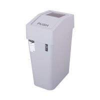 ราคา ถังขยะเหลี่ยมฝาสวิง DKW รุ่น HH-226LP ขนาด 9 ลิตร สีขาวอมเทา (60317176)