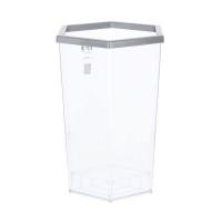 ราคา ถังขยะหกเหลี่ยมใส REANGWA รุ่น 9271 ขนาด 56 ลิตร สีใส (60272968)