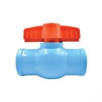 ราคา บอลล์วาล์ว PVC ตรามือ รุ่น 50003 ขนาด 1 นิ้ว สีฟ้า (60342802)