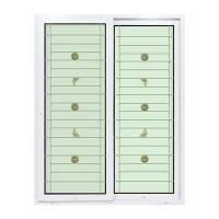 ราคา ประตู UPVC 2 บานเลื่อน พร้อมเหล็กดัดและมุ้งลวด RAKANGTHONG รุ่น RKTWDI ขนาด 160 x 205 ซม. สีขาว (60270837)