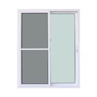 ราคา ประตูบานเลื่อน UPVC 2 บานพร้อมมุ้ง FRAMEX ขนาด 160 x 205 ซม. สีขาว (60365147)