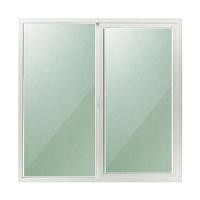 ราคา ประตูอะลูมิเนียมบานเลื่อน NK รุ่น 2 ช่อง ขนาด 160 x 205 ซม. สีขาว (60322038)